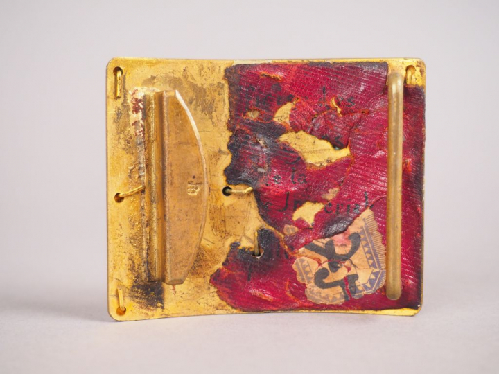 Belle Plaque de ceinturon d’officier de cuirassier de la Garde impéria