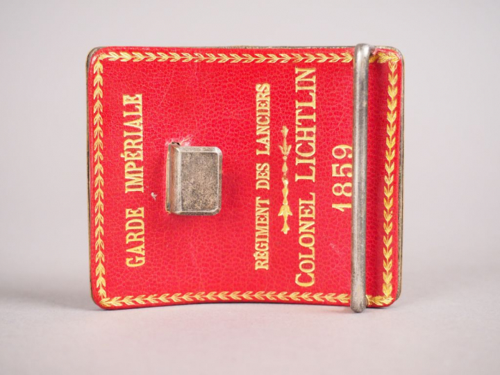 Exceptionnelle plaque de ceinturon d’officier supérieur de cavalerie d