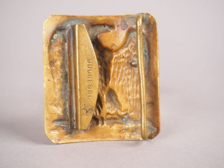 Plaque de ceinturon de la Garde Nationale (aigle tête à droite non cou