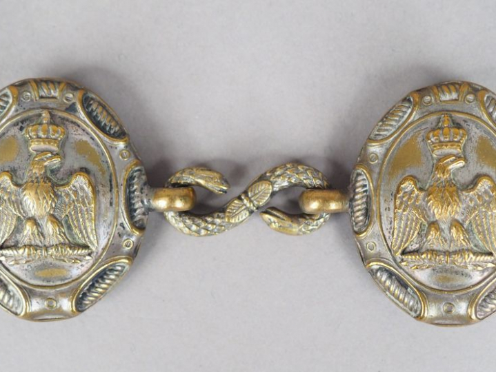 Boucle agrafe de ceinturon porte épée d’officier supérieur Second Empi