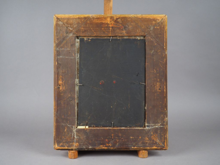 Ecole française XIXème  « Grenadier de la Garde » Huile sur panneau. M