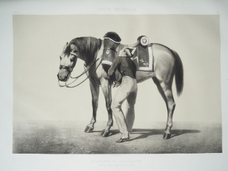 Vente aux enchères ARMAND-DUMARESCQ. Uniformes de la Garde Impériale , Becqut en 1857 , d