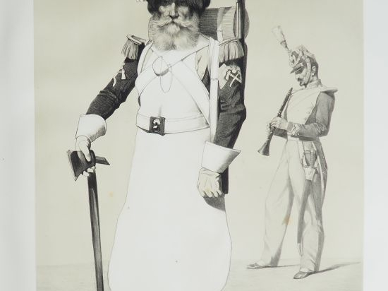 ARMAND-DUMARESCQ. Uniformes de la Garde Impériale , Becqut en 1857 , d