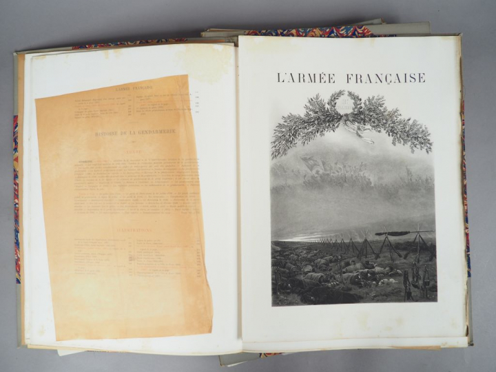 DETAILLE (Edouard). Types et uniformes. L’Armée française. Texte par J