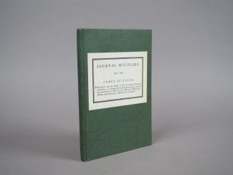 Vente aux enchères JOURNAL MILITAIRE, contenant tout ce qui est relatif à la composition 