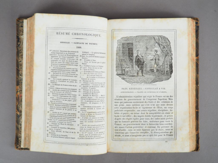 HUGO (A.) Histoire de l’Empereur Napoléon. 31 vignettes sur bois par C