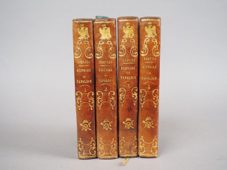 Vente aux enchères NORVINS (M. de.). Histoire de Napoléon. Paris, Furne 1834. 4 volumes. 
