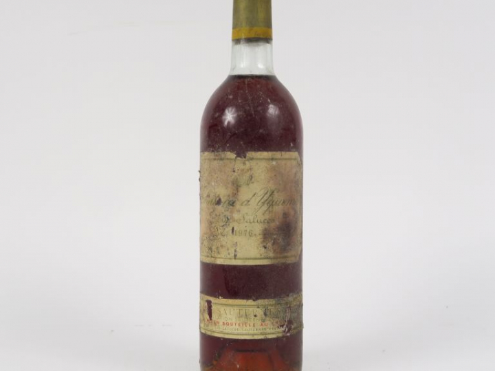 1 BOUTEILLE CHÂTEAU D'YQUEM 1er CCS SAUTERNES - 1976 - BG/EA/ES