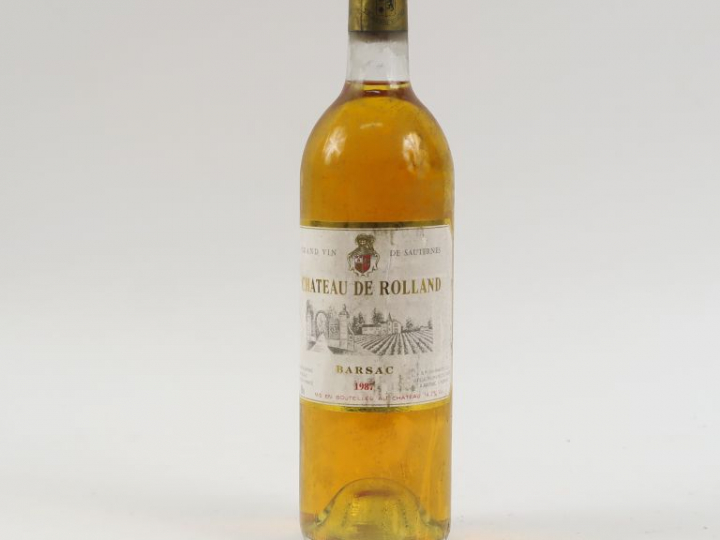 1 BOUTEILLE CHÂTEAU DE ROLLAND SAUTERNES - 1987 - BG