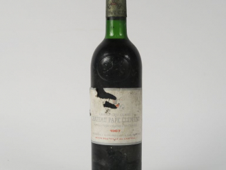 Vente aux enchères 1 BOUTEILLE CHÂTEAU PAPE CLÉMENT GCC GRAVES - 1967 - LB/EA