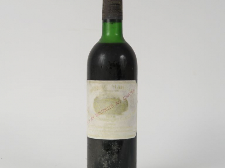1 BOUTEILLE CHÂTEAU MARGAUX 1er GCC MARGAUX - 1974 - HEP/EF