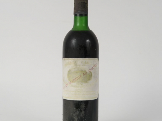 Vente aux enchères 1 BOUTEILLE CHÂTEAU MARGAUX 1er GCC MARGAUX - 1974 - HEP/EF