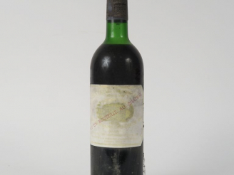 Vente aux enchères 1 BOUTEILLE CHÂTEAU MARGAUX 1er GCC MARGAUX - 1974 - HEP/EF