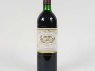 Vente aux enchères 1 BOUTEILLE CHÂTEAU MARGAUX 1er GCC MARGAUX - 1982 - BG/ET SCOTCHÉE