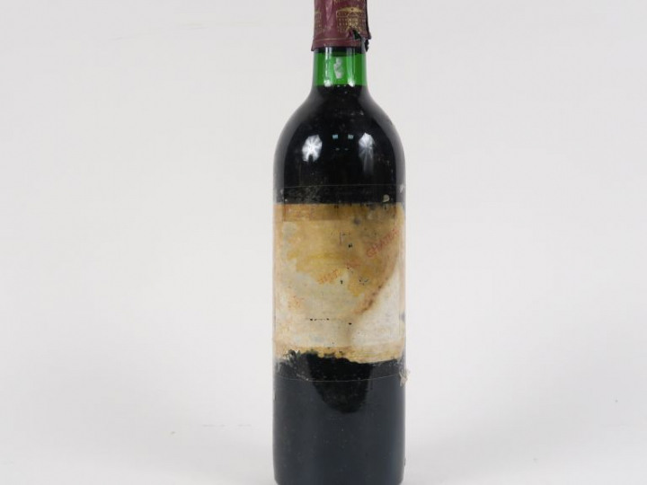 1 BOUTEILLE CHÂTEAU MARGAUX 1er GCC MARGAUX - 1982 - BG/ET ILLISIBLE/B
