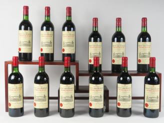 Vente aux enchères 12 BOUTEILLES CHÂTEAU GRAND CORBIN DESPAGNE GC ST EMILION - 1982 - CBO