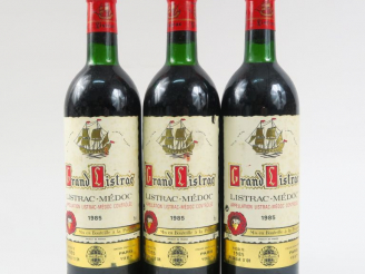 Vente aux enchères 3 BOUTEILLES GRAND LISTRAC - 1985 - BG