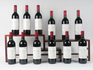 Vente aux enchères 12 BOUTEILLES CHÂTEAU BRANAIRE GCC ST JULIEN - 1985 - CBO -  10 BG/2 L