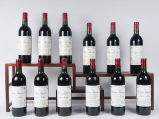 Vente aux enchères 12 BOUTEILLES CHÂTEAU BRANAIRE GCC ST JULIEN - 1985 - CBO -  8 BG/2 LB
