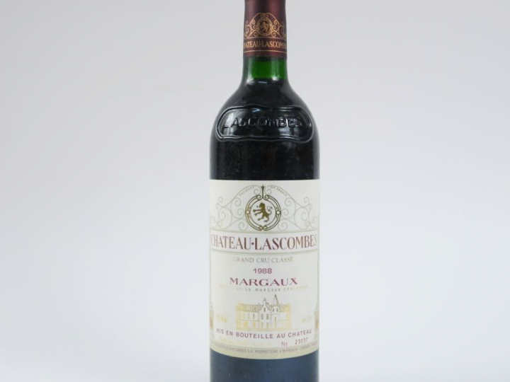 1 BOUTEILLE CHÂTEAU LASCOMBES GCC MARGAUX - 1988 - BG