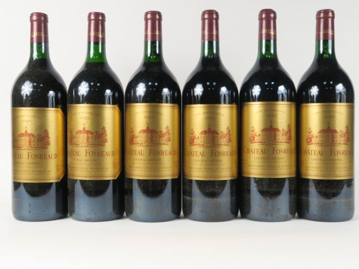 6 MAGNUMS CHÂTEAU FONRÉAUD CB LISTRAC MÉDOC - 1989 - CBO - BG