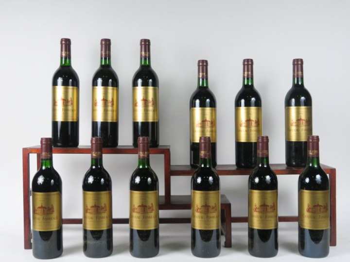 12 BOUTEILLES CHÂTEAU FONRÉAUD CB LISTRAC MÉDOC - 1989 - CBO - BG