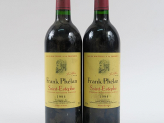 Vente aux enchères 2 BOUTEILLES FRANK PHÉLAN SÉGUR ST ESTEPHE - 1994