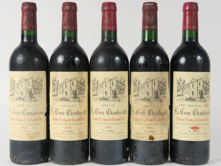 5 BOUTEILLES CHÂTEAU CHANTECAILLE GC ST ÉMILION - 1995 - 1 ELA
