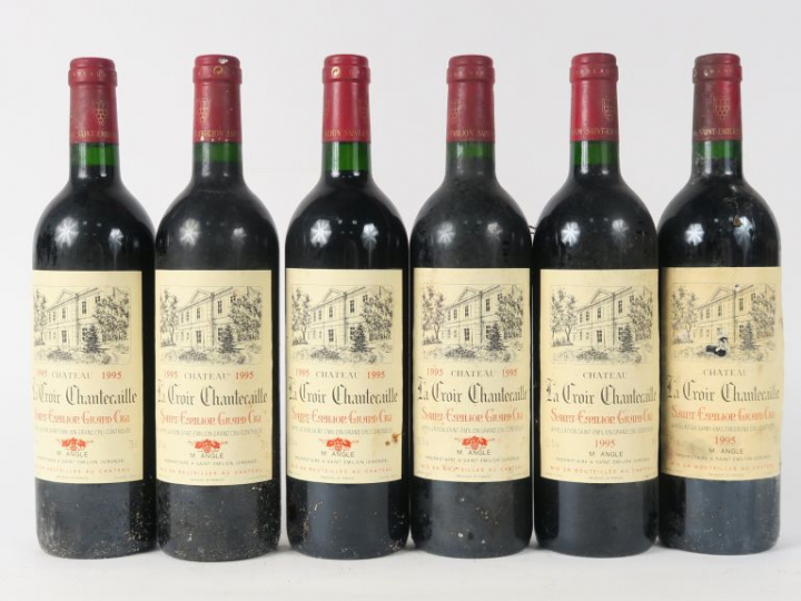 6 BOUTEILLES CHÂTEAU CHANTECAILLE GC ST EMILION - 1995