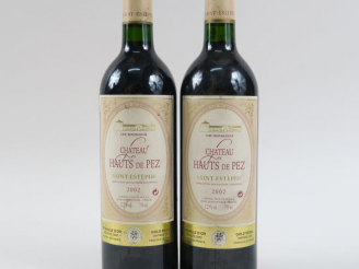 Vente aux enchères 2 BOUTEILLES CHÂTEAU LES HAUTS DE PEZ ST ESTEPHE - 2002