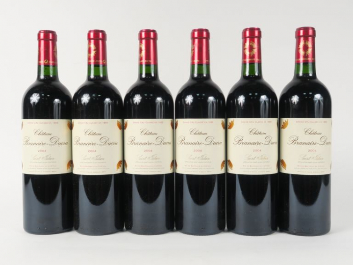 6 BOUTEILLES CHÂTEAU BRANAIRE DUCRU GCC ST JULIEN - 2004 - CBO - BG+