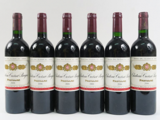 Vente aux enchères 6 BOUTEILLES CHÂTEAU CROIZET BAGES GCC PAUILLAC - 2006