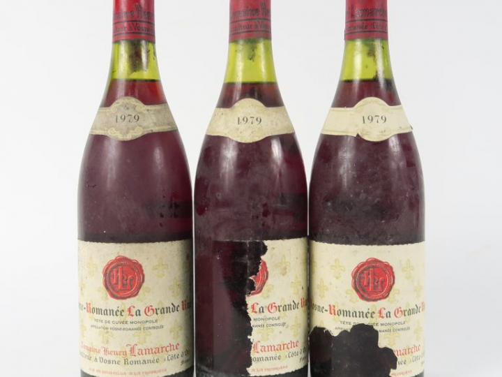3 BOUTEILLES VOSNE ROMANÉE 'LA GRANDE RUE' DOMAINE HENRY LAMARCHE - 19