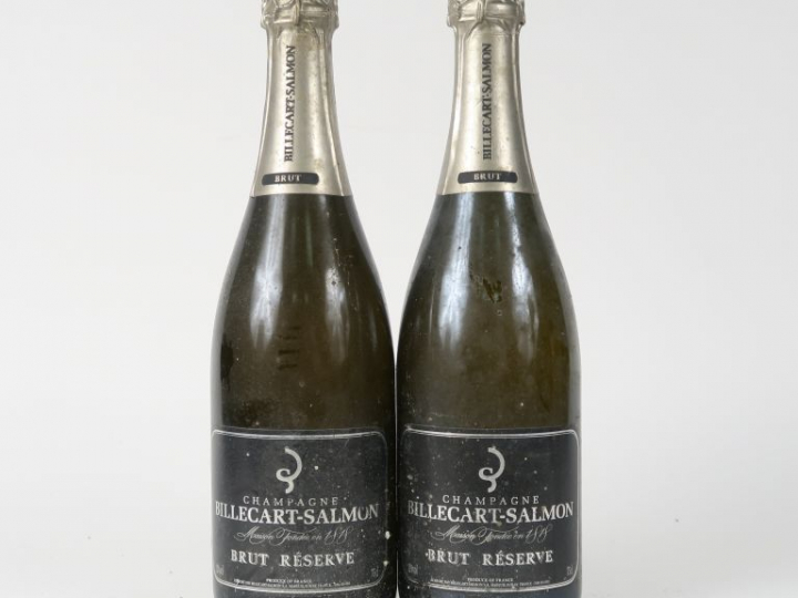 2 BOUTEILLES CHAMPAGNE BILLECART SALMON 'BRUT RÉSERVE'