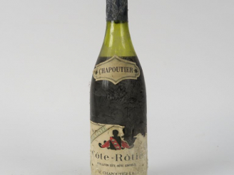Vente aux enchères 1 BOUTEILLE CÔTE ROTIE 'GRANDE CUVÉE' M. CHAPOUTIER - 5 CM/EA/BS