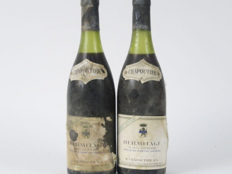 Vente aux enchères 2 BOUTEILLES HERMITAGE 'M. DE LA SIZERANNE' GRANDE CUVÉE M. CHAPOUTIER