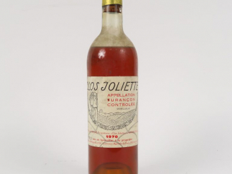 Vente aux enchères 1 BOUTEILLE CLOS JOLIETTE JURANÇON - 1970 - BEP