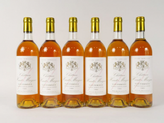 Vente aux enchères 6 BOUTEILLES CHÂTEAU HAUT MAYNE 'CUVÉE SPÉCIALE' SAUTERNES - 1985 - BG
