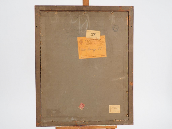 Henry CROS (attribué à)  "figure allégorique".  Aquarelle.  Dim. 29,5 