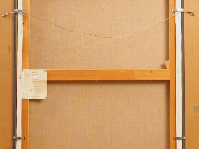 LOISANT.  "Le modèle" Huile sur toile, signée en bas à droite. Dim. 80