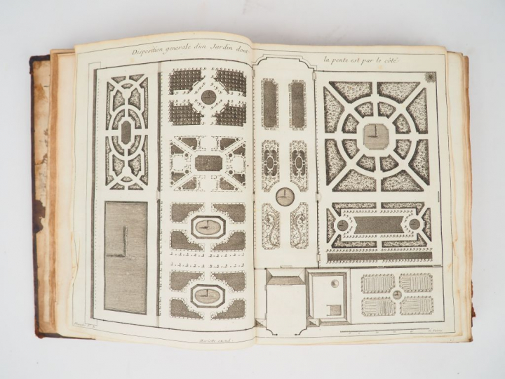 DEZALLIER D'ARGENVILLE. La Théorie et la pratique du jardinage, où l'o