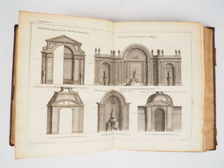 DEZALLIER D'ARGENVILLE. La Théorie et la pratique du jardinage, où l'o