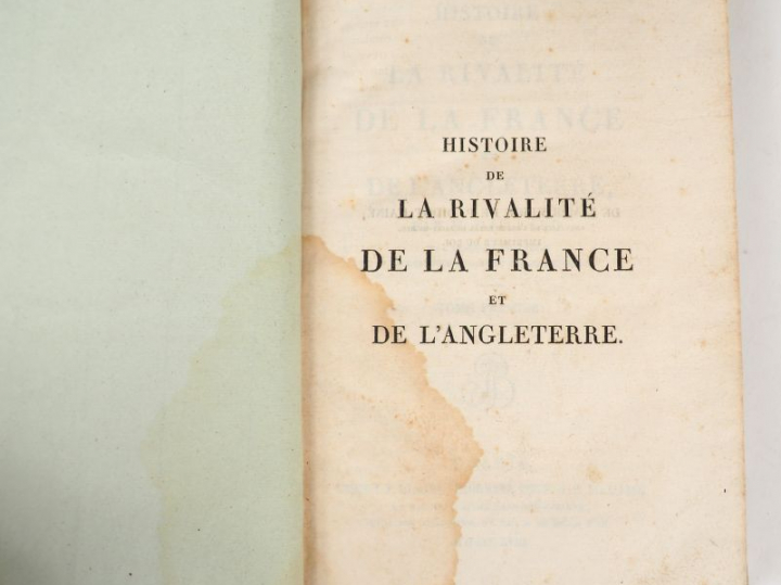 GAILLARD. Histoire de la rivalité de la France et de l'Angleterre. Par