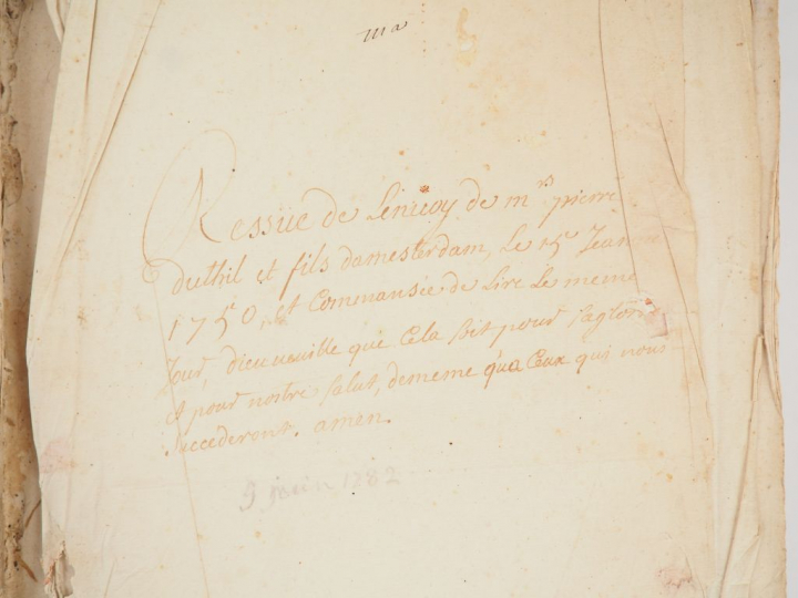 LA SAINTE BIBLE, qui contient le Vieux et le Nouveau Testament, c’est-