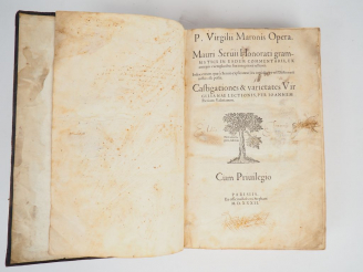 Vente aux enchères VIRGILE. P. Virgilii Maronis Opera… Castigationes + varietates per Joa