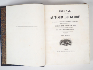 Vente aux enchères BOUGAINVILLE (Baron de). Journal de la navigation autour du globe de l