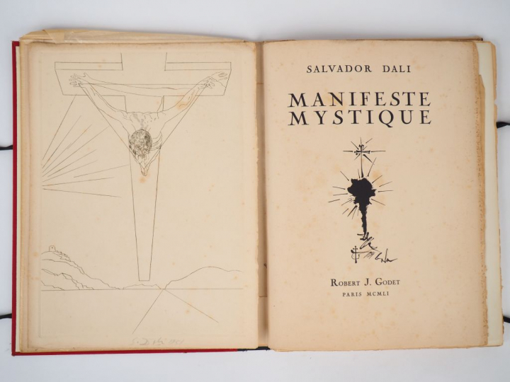 DALI (Salvador). Manifeste mystique. Paris, Robert j. Godet 1951. in-4