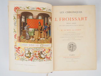 Vente aux enchères FROISSART. Les Chroniques de J. Froissart. Edition abrégée avec texte 