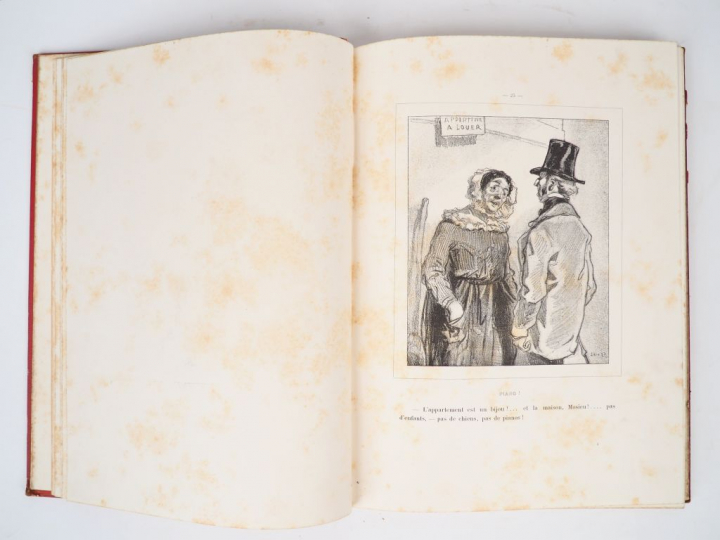 GAVARNI. Masques et visages. Notice par Sainte-Beuve. Paris, Calmann L