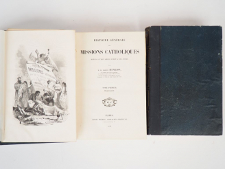 Vente aux enchères HENRION (Baron). Histoire générale des Missions catholiques. Paris, Ga